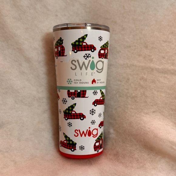 Swig Life “Home Fir the Holidays” Holiday Tumbler, 22oz - NEW - Picture 1 of 5